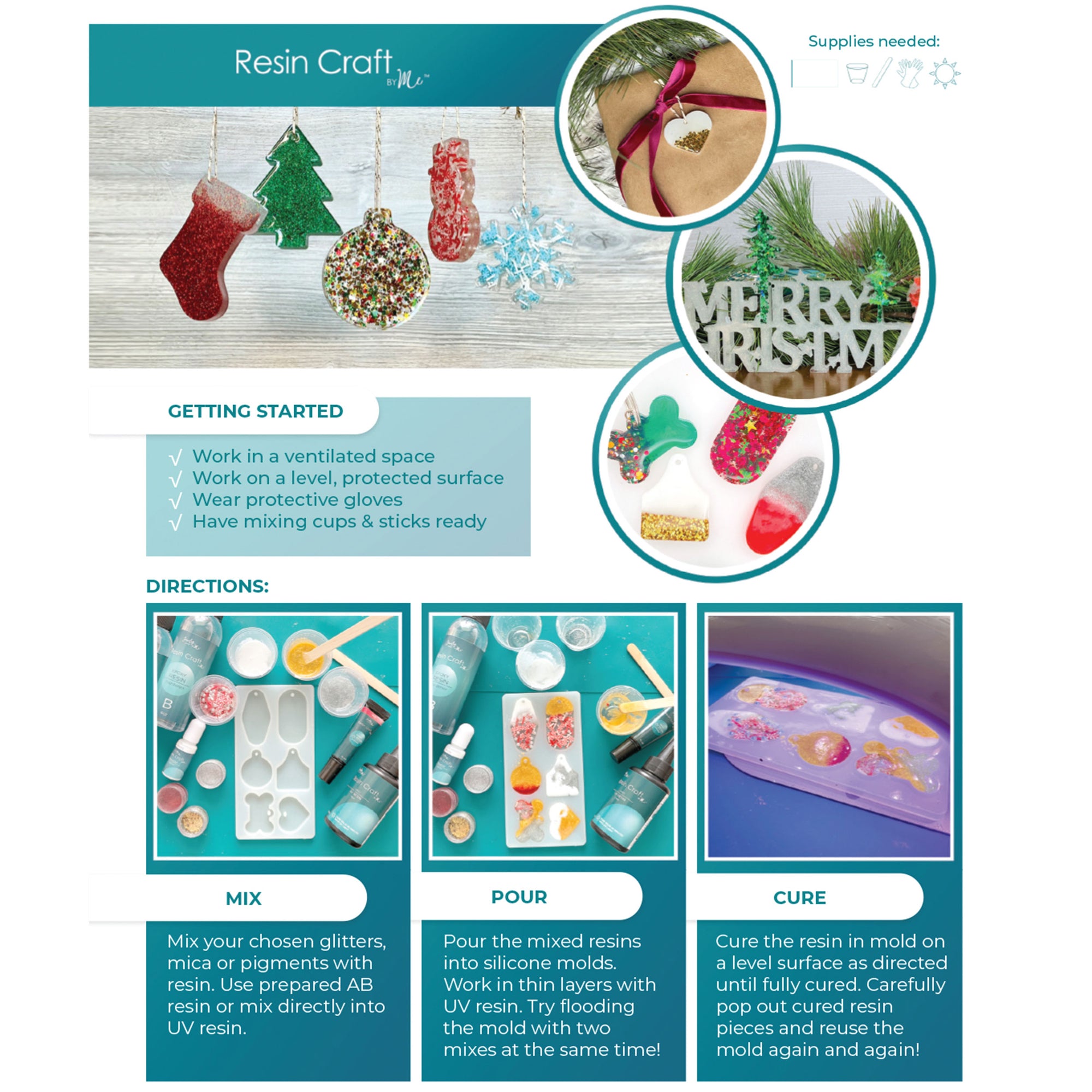 Resin Craft by Me Tabletop Décor Kit
