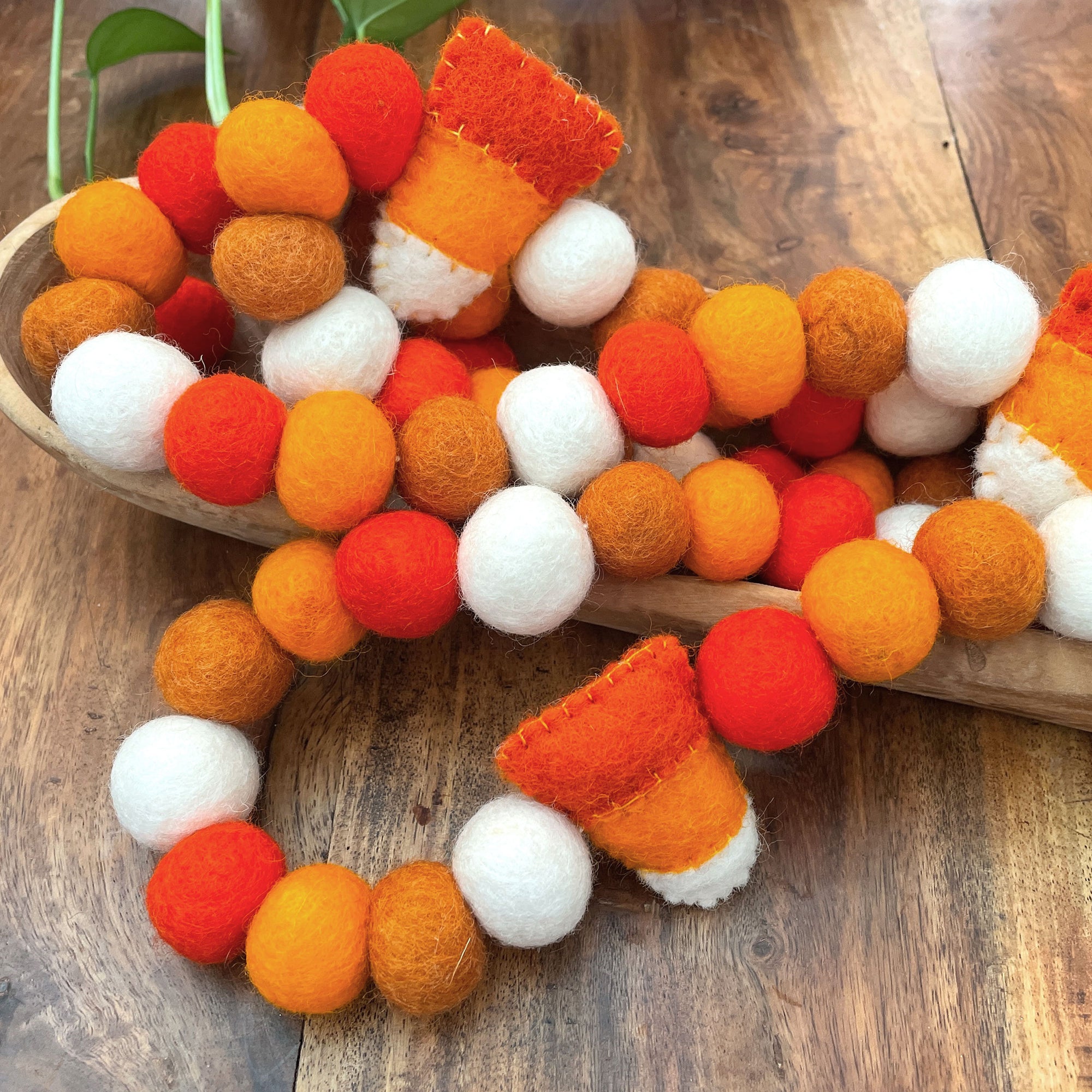 Felt Candy Corn Garland