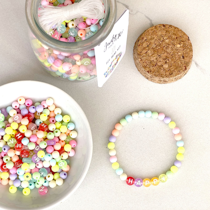 Spring HAPPY Jar DIY Bead Kit – Jewelry Made by Me