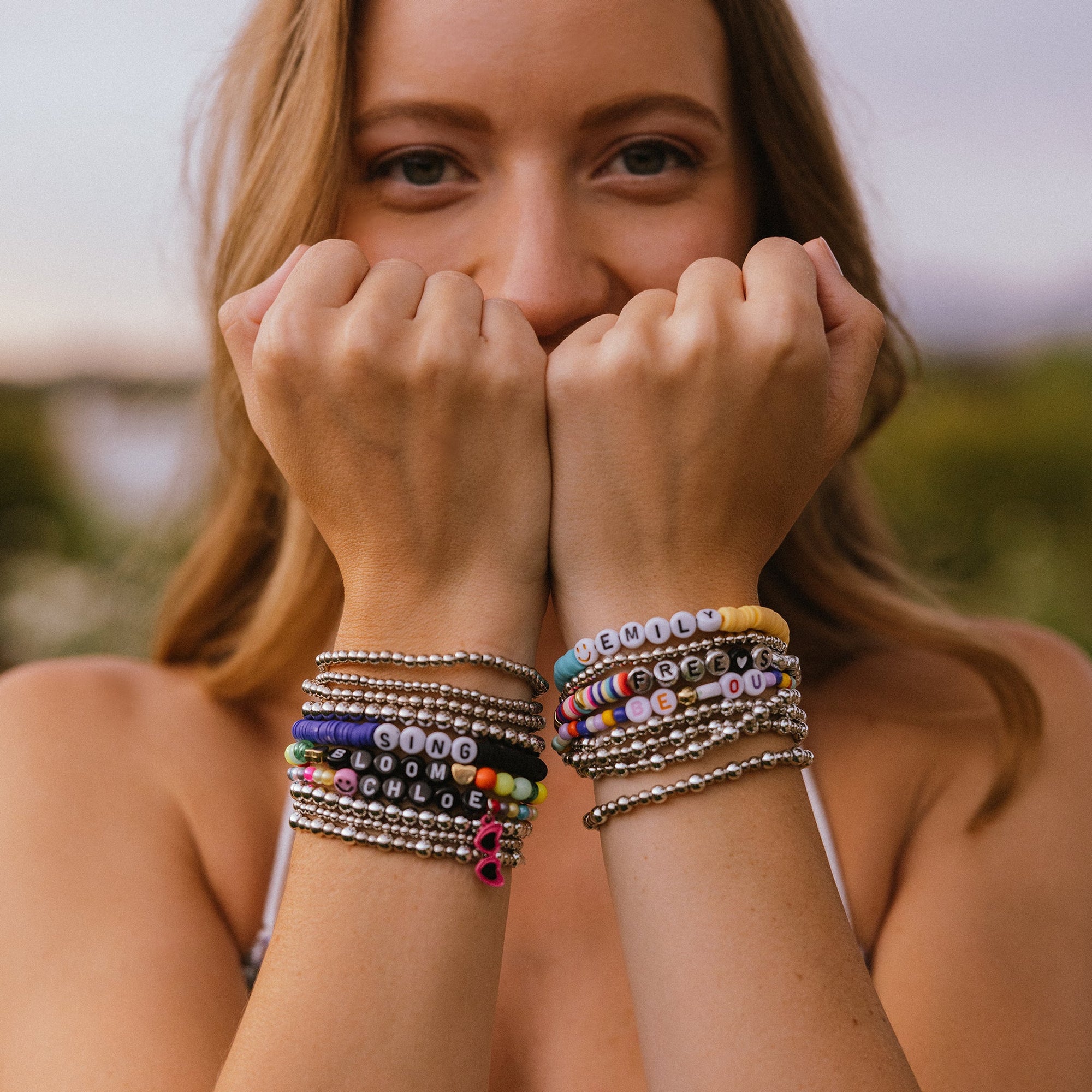 Layered Looks How to Make Stackable Bead Bracelets