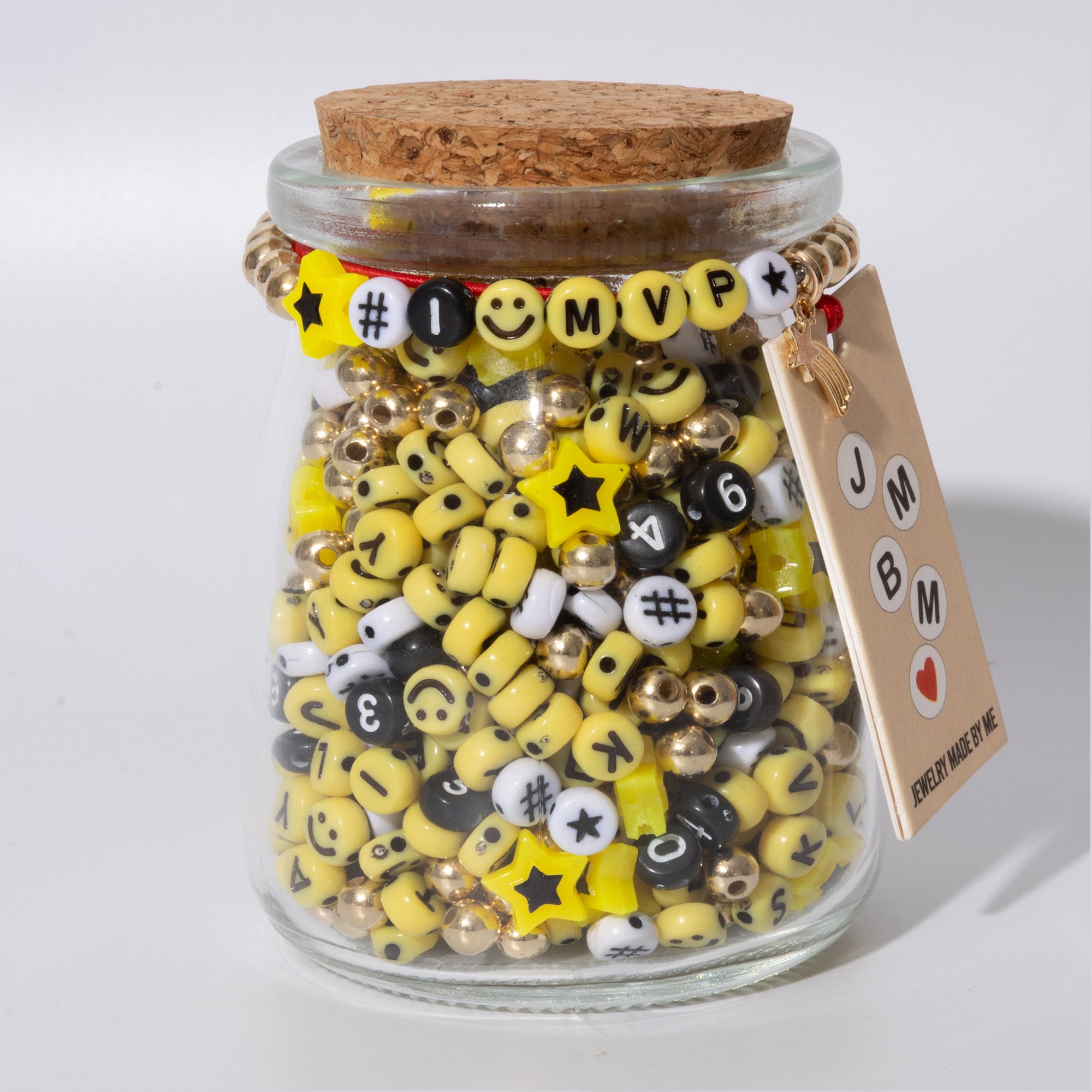 MVP Yellow Bead Jar