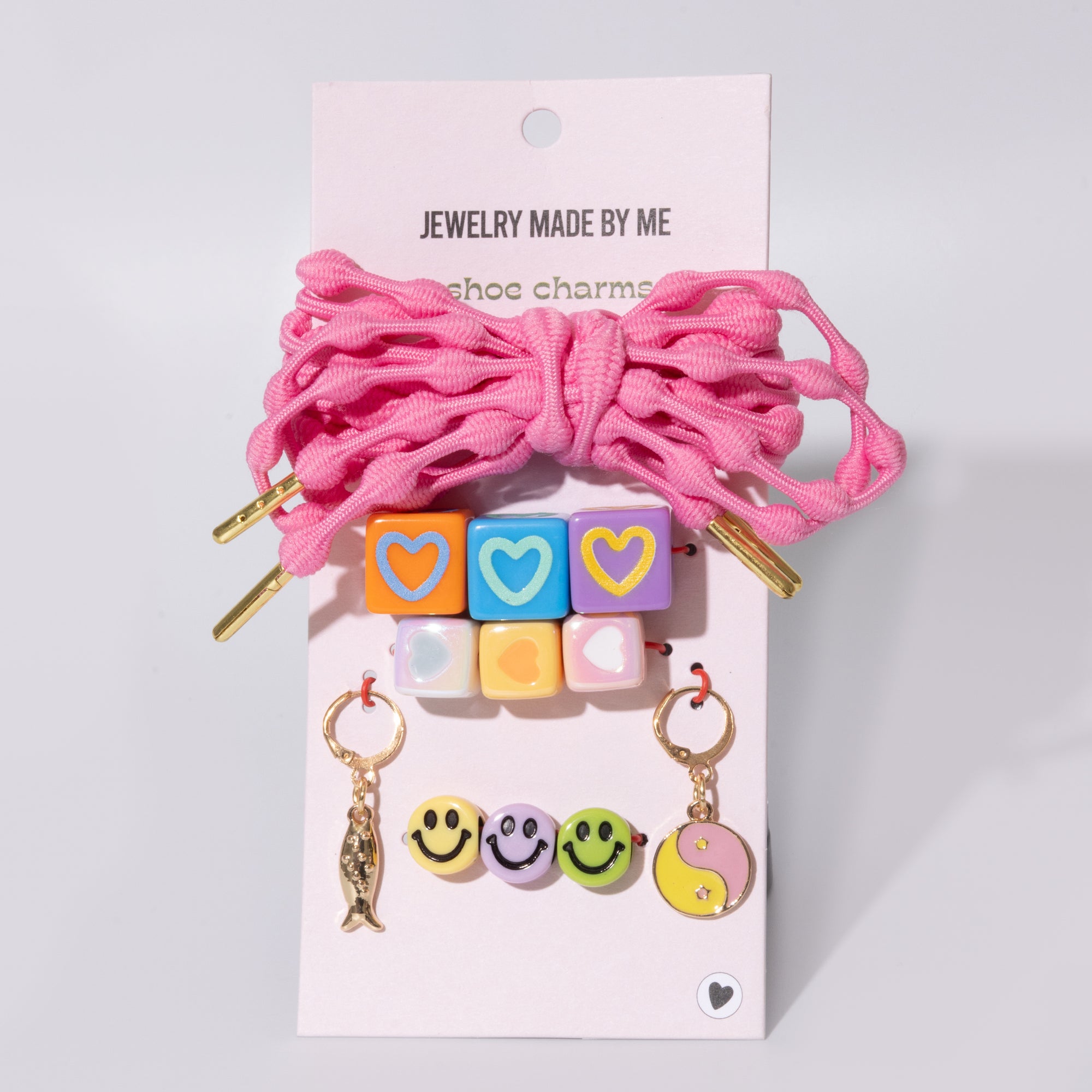 Pink Shoe Charm Set