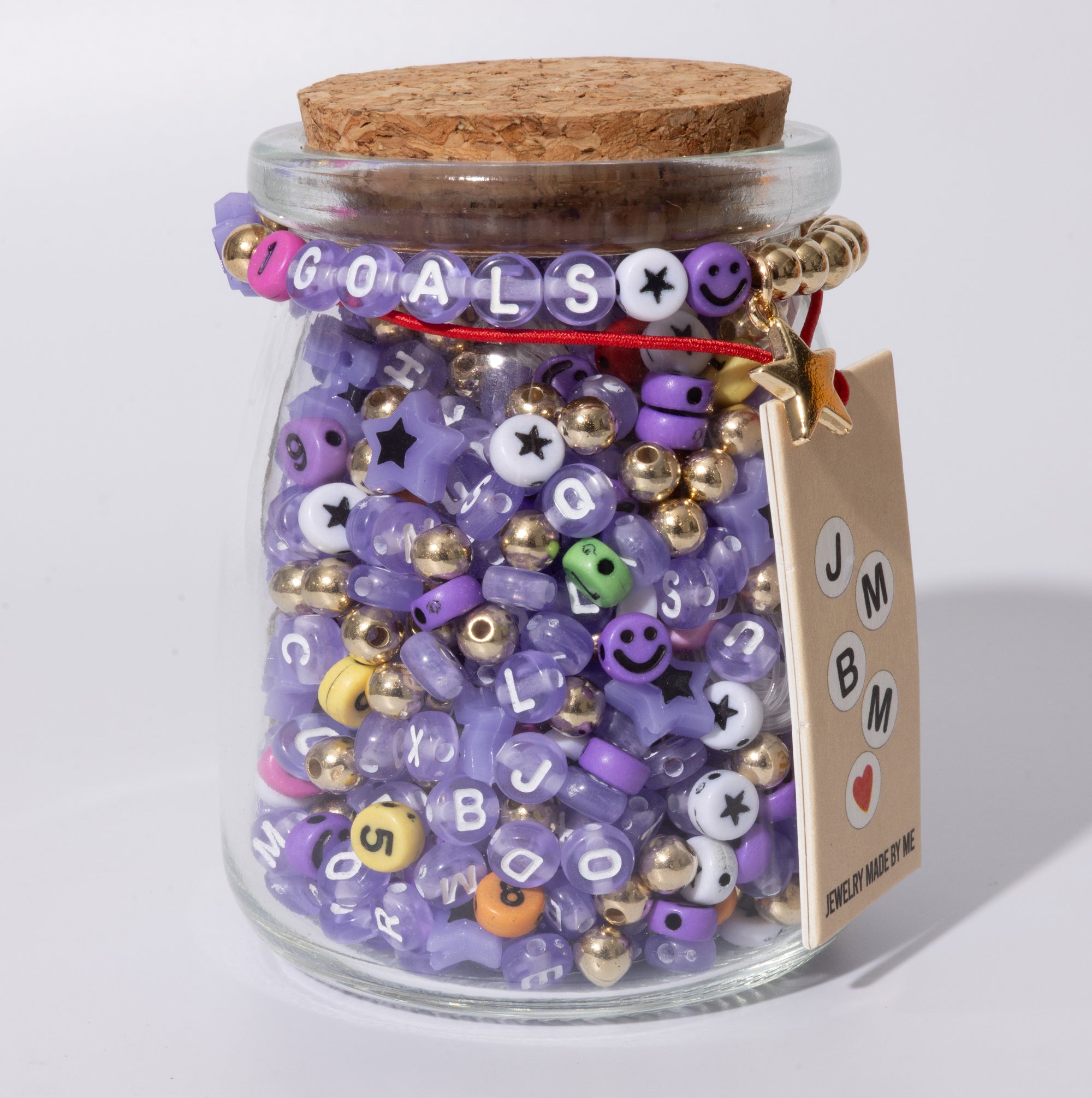 GOALS Purple Bead Jar