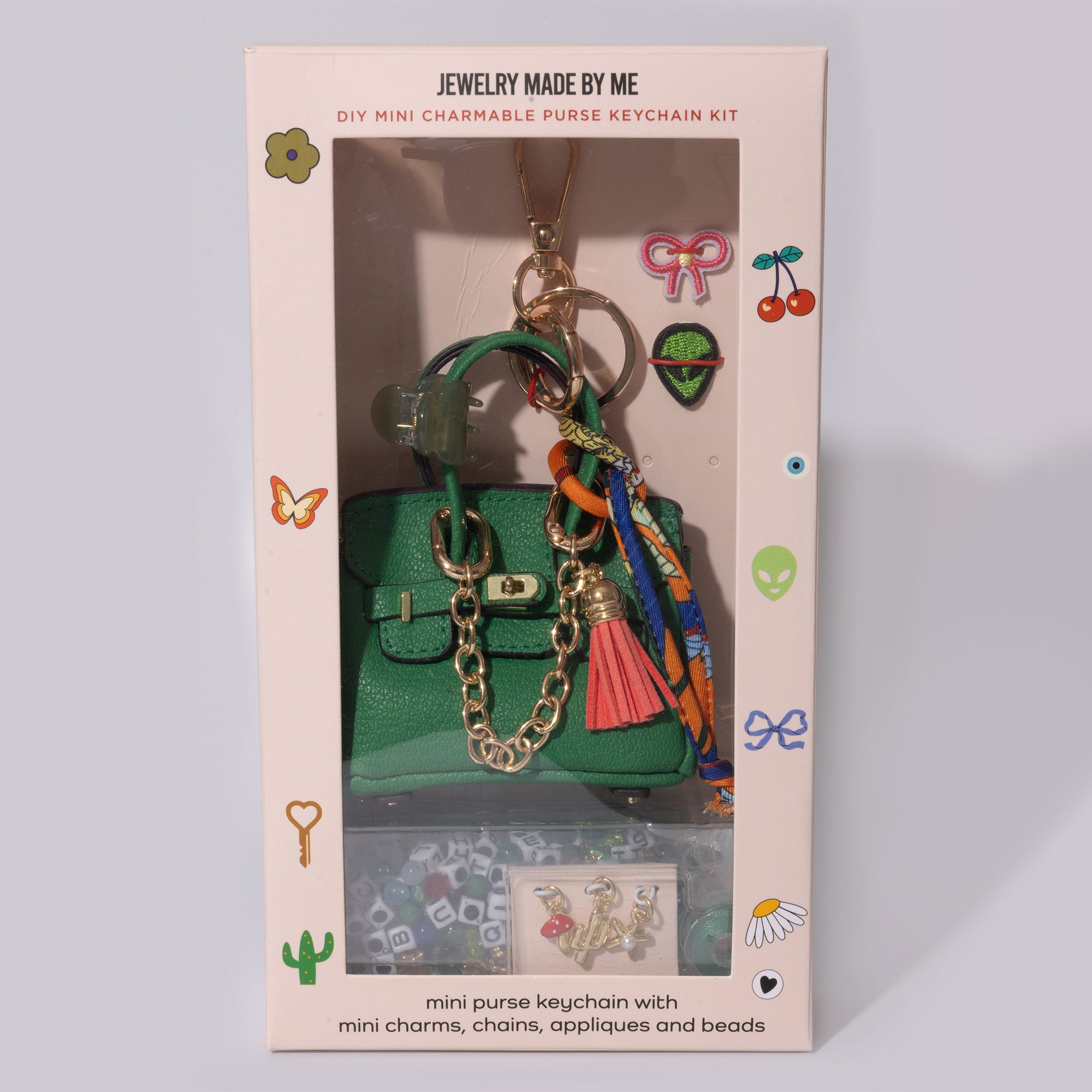 Green Mini Purse Keychain Kit