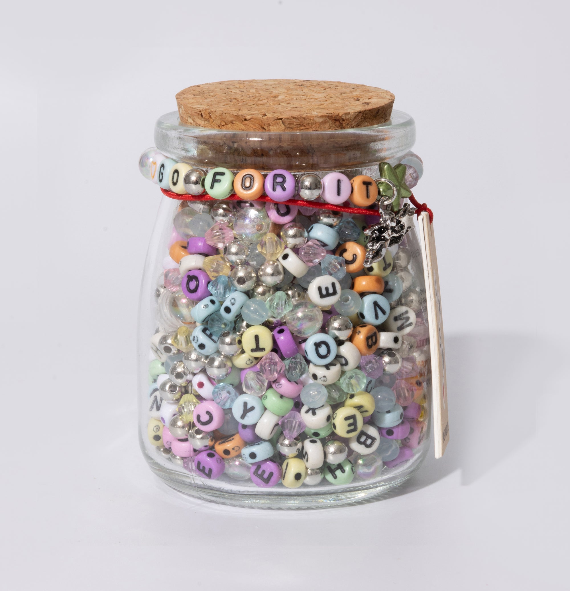 GO FOR IT Bead Jar
