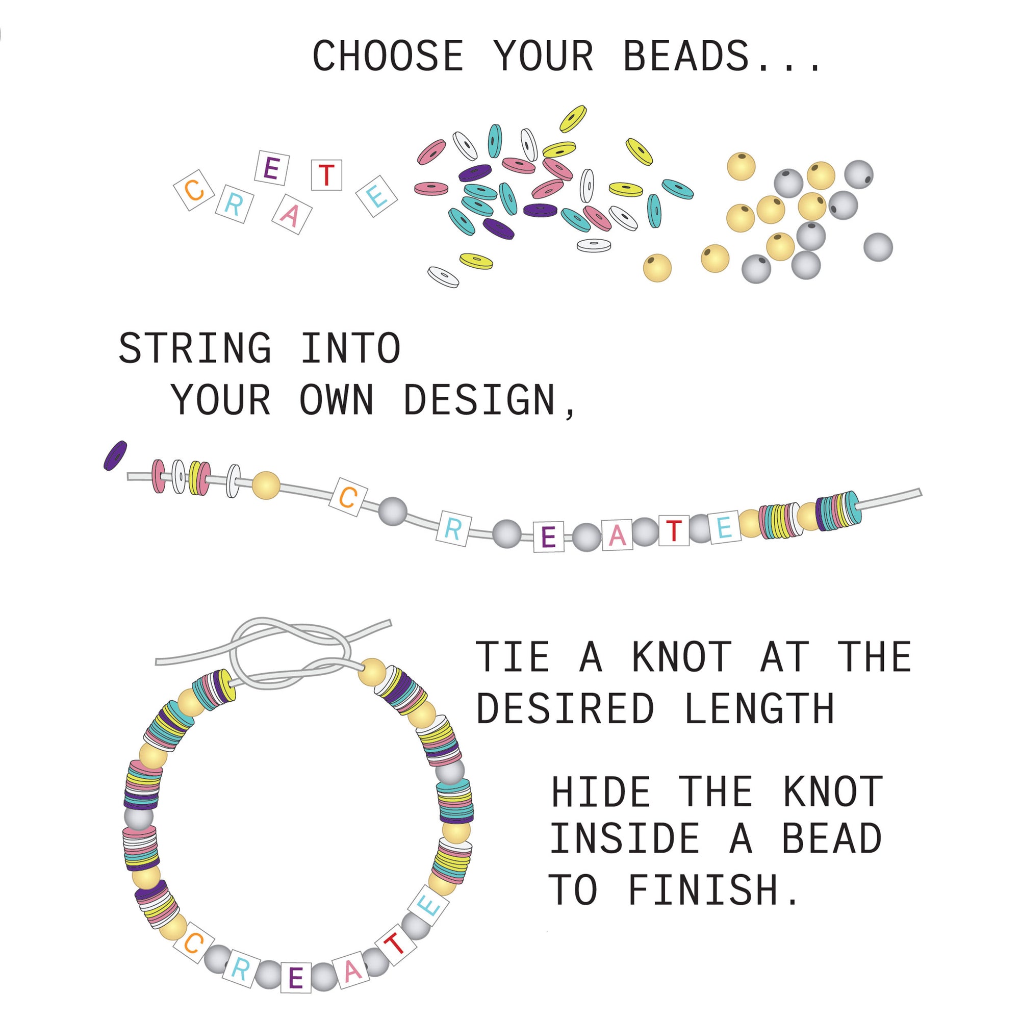 Pumpkin Bead Box DIY Bracelet Kit