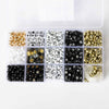 Black and White Astro Numerology Bead Box