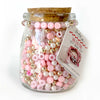 Pink XOXO Valentine Bead Jar