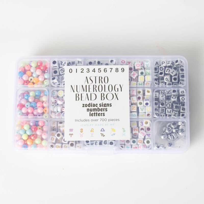 Colorful Astro Numerology Bead Box