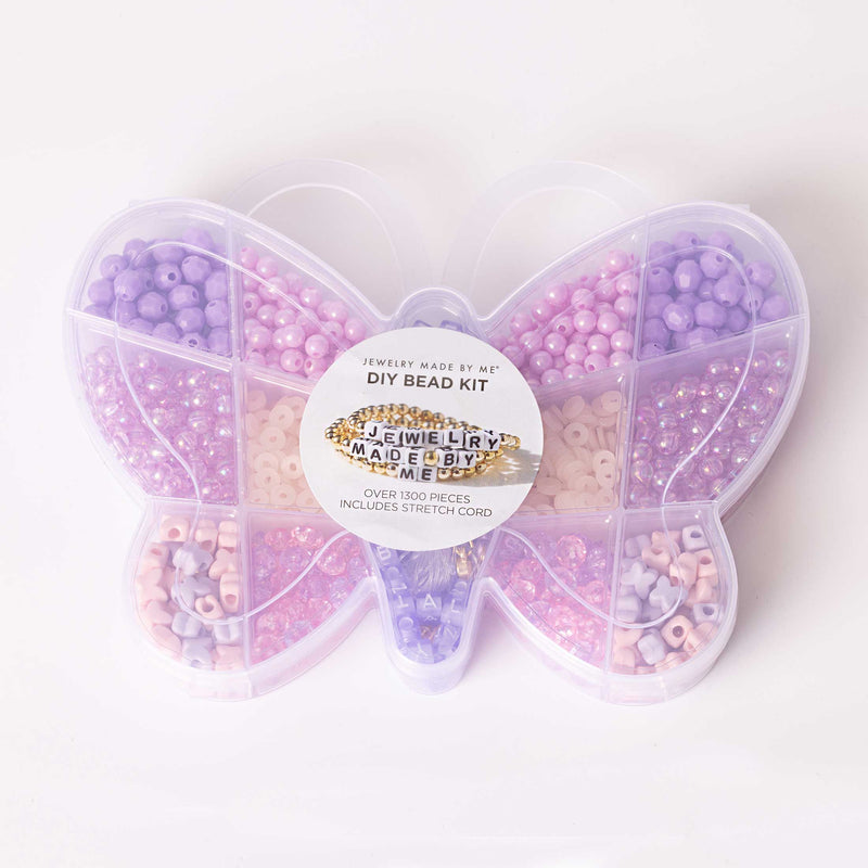 Purple Butterfly Bead Box