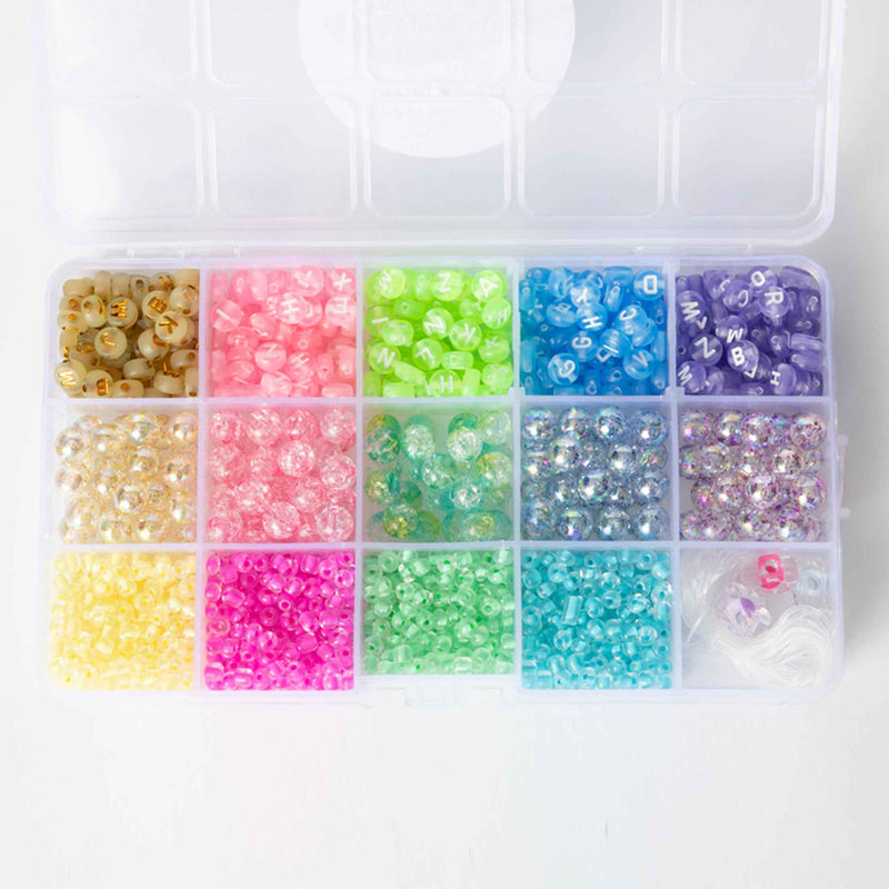 Colorful Trios Bead Box