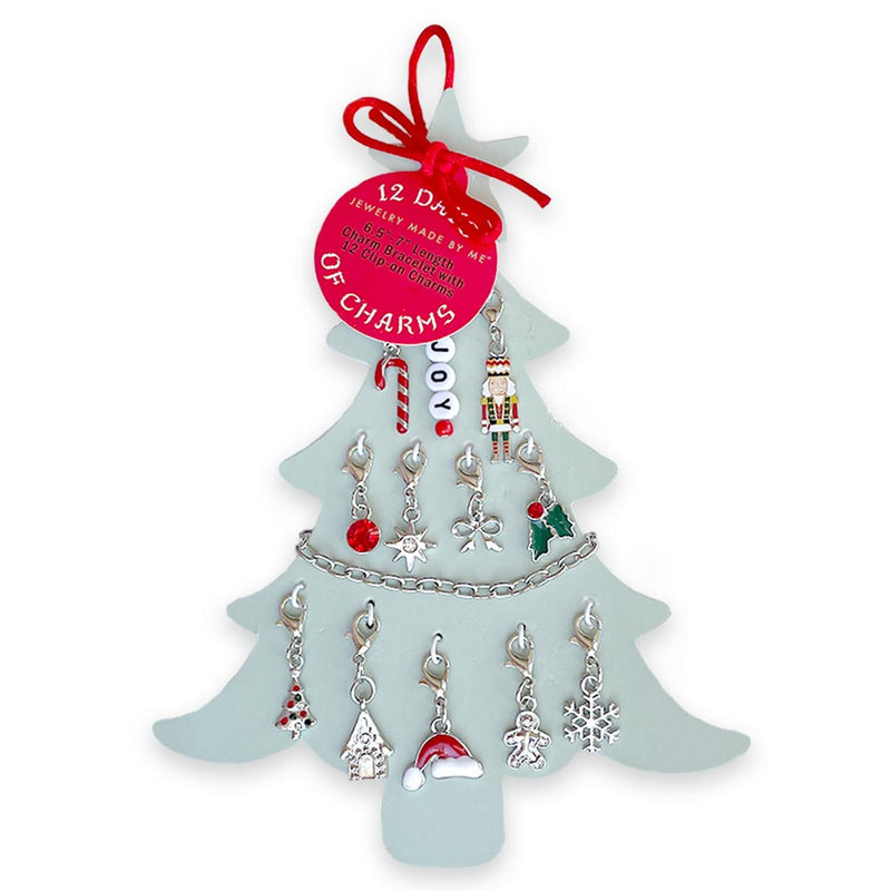 12 Days of Charms Christmas Tree Charm Bracelet