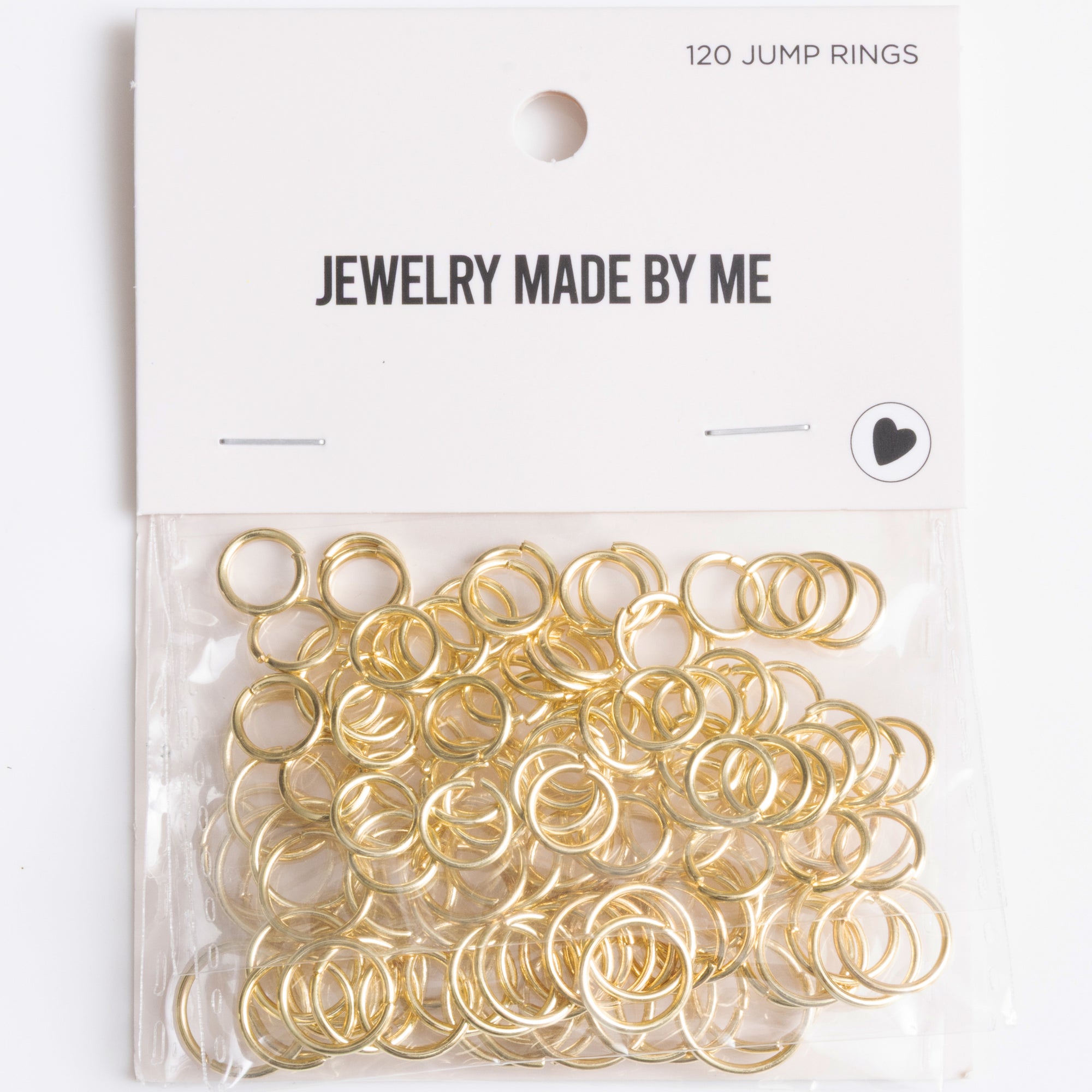 Gold Jump Rings 120pc Assortment