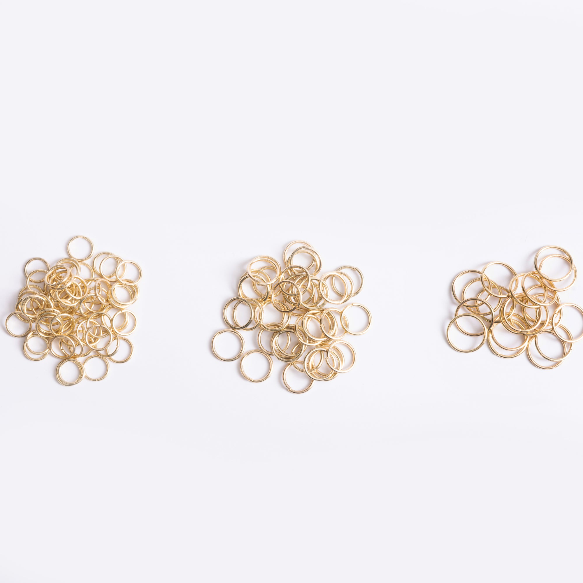 Gold Jump Rings 120pc Assortment