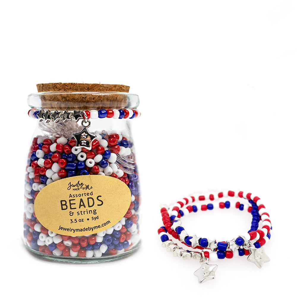 Spring HAPPY Jar DIY Bead Kit