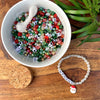HO HO HO Christmas Bead Jar