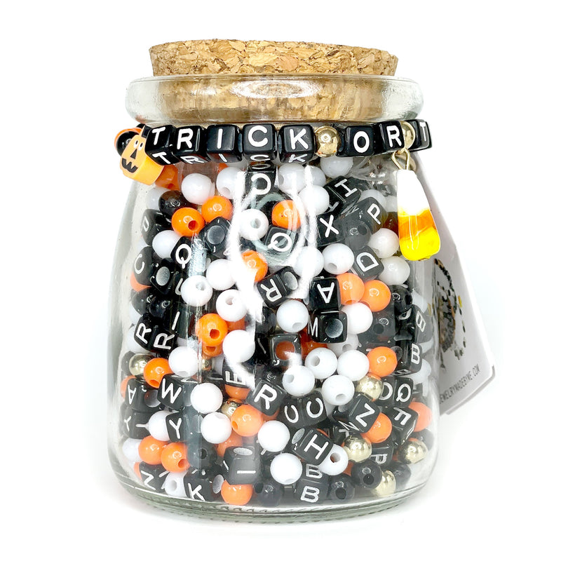 Trick or Treat DIY Bead Jar