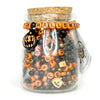 HAPPY HALLOWEEN Jar DIY Bead Kit with Pumpkin Charm