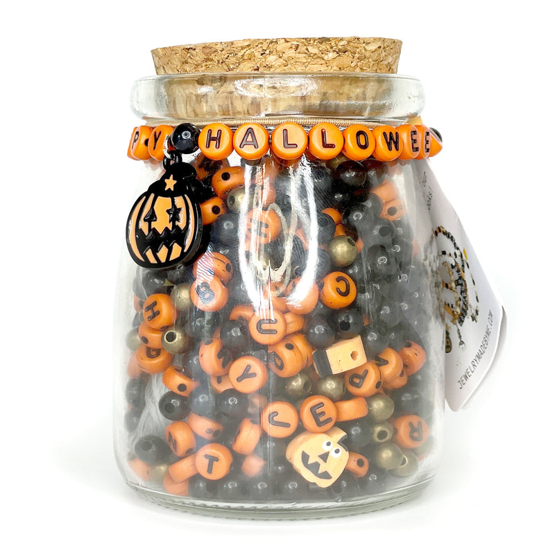 Happy Halloween DIY Bead Jar