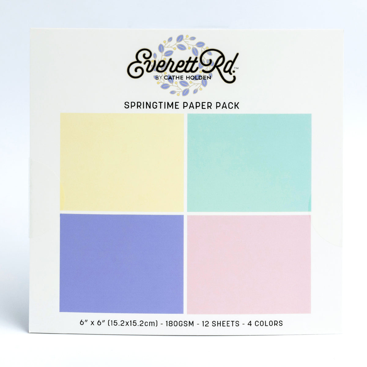 Pastel Solids 6x6 Paper Pack Everett Rd. by Cathe Holden – Jewelry Made ...