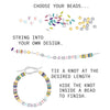 Bright Christmas CHEER Jar DIY Bead Kit