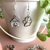 Adorable Dog Charms in Silver 8pc