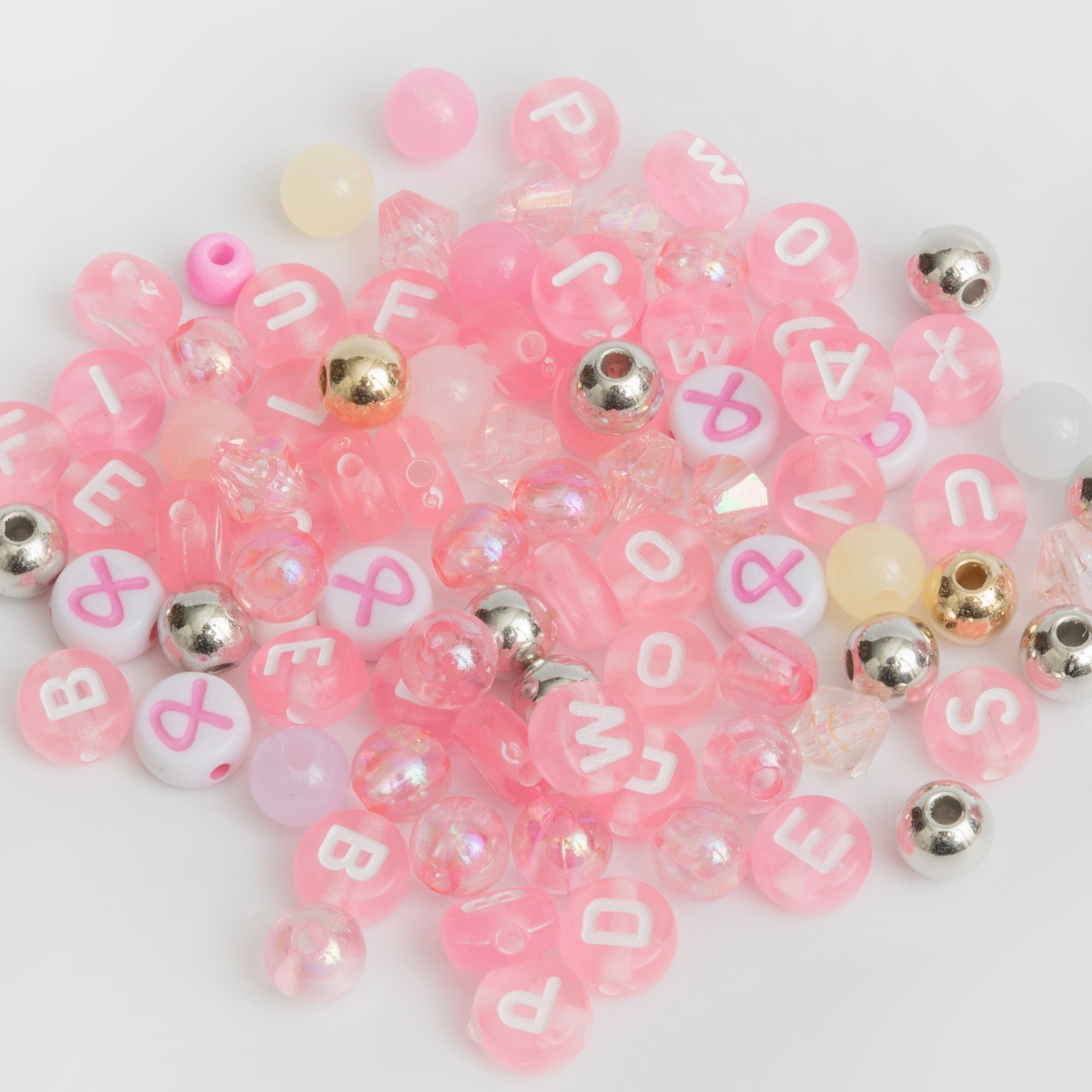 Susan G. Komen Breast Cancer Awareness DIY Pink Letter Bead Jar