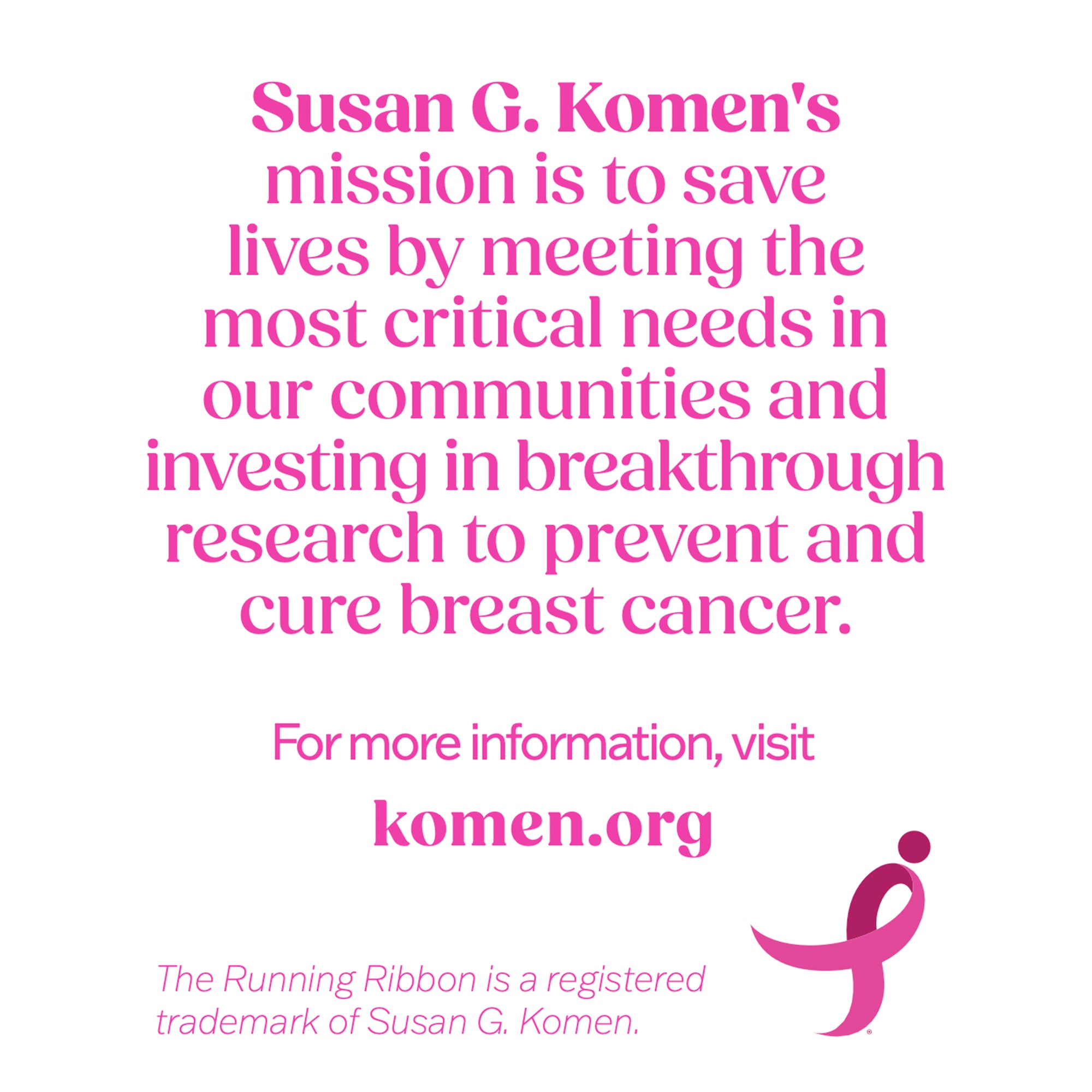 Susan G. Komen Breast Cancer Awareness DIY Pink Letter Bead Jar