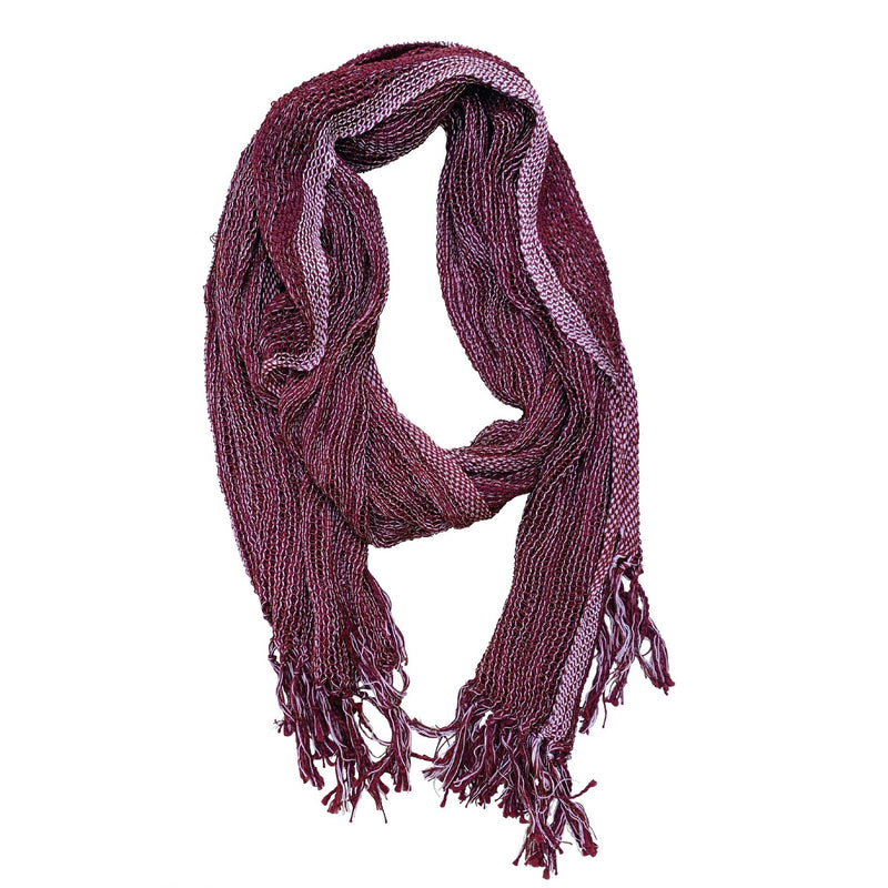 Woven Scarf, Magenta