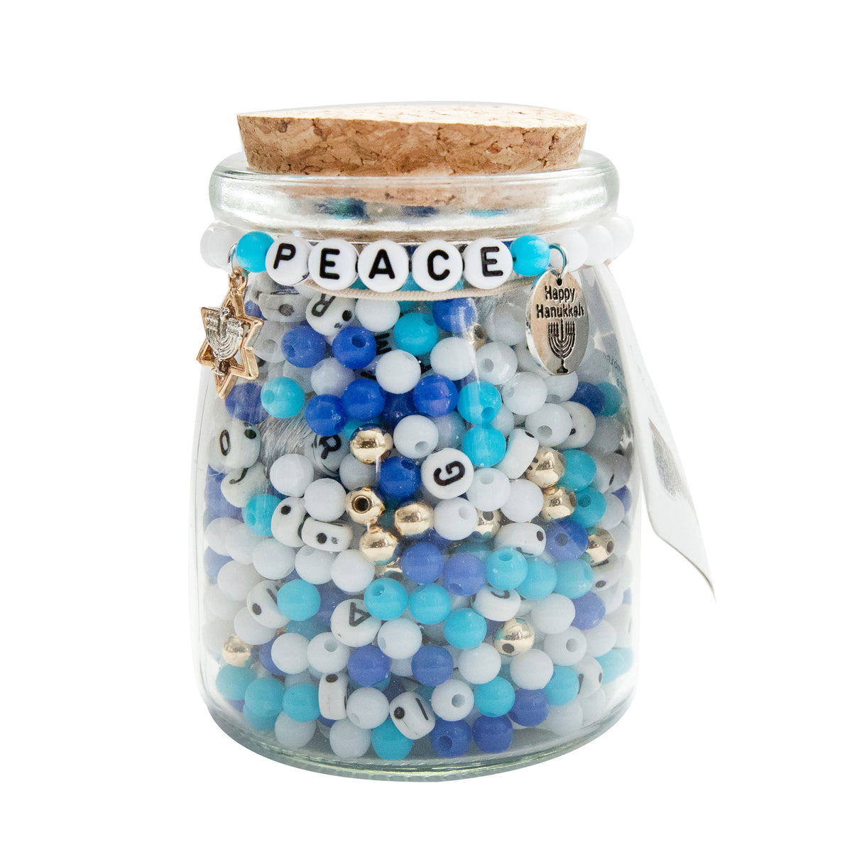 Hanukkah DIY Bead Jar