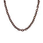 Copper Oval Cable 24" Necklace Chain