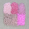 Mixed Seed Bead Assortment, Pink 60gm