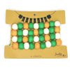 St. Patrick's Green Orange White Felt Garland 6 foot