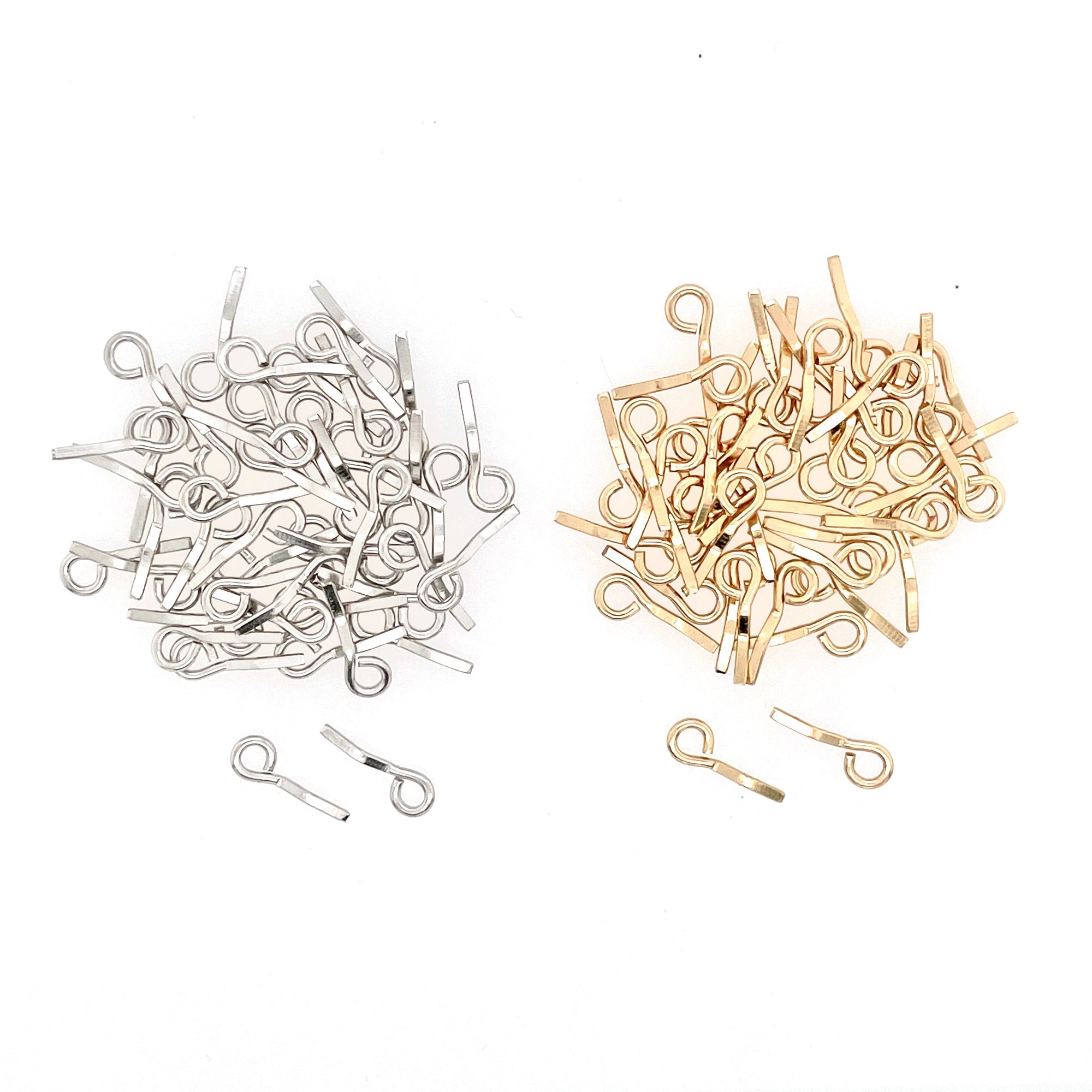 Crank Bails, Gold and Silver, 100pcs