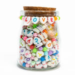 LOVE Hearts Bead Jar