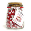 Valentine Red & White LOVE Jar DIY Bead Kit