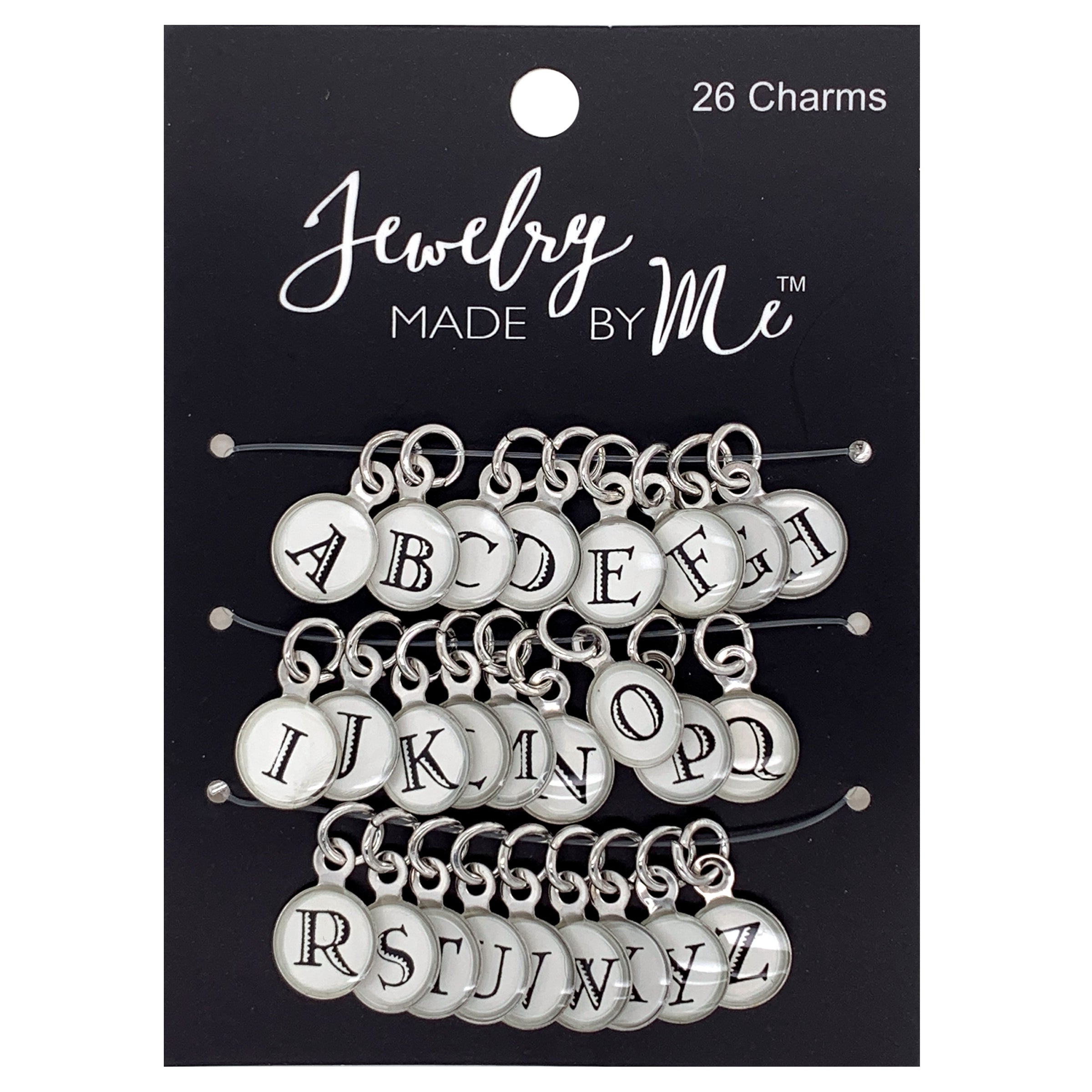 Alphabet Charms, 925 Sterling Silver Alphabet Beads, Initial