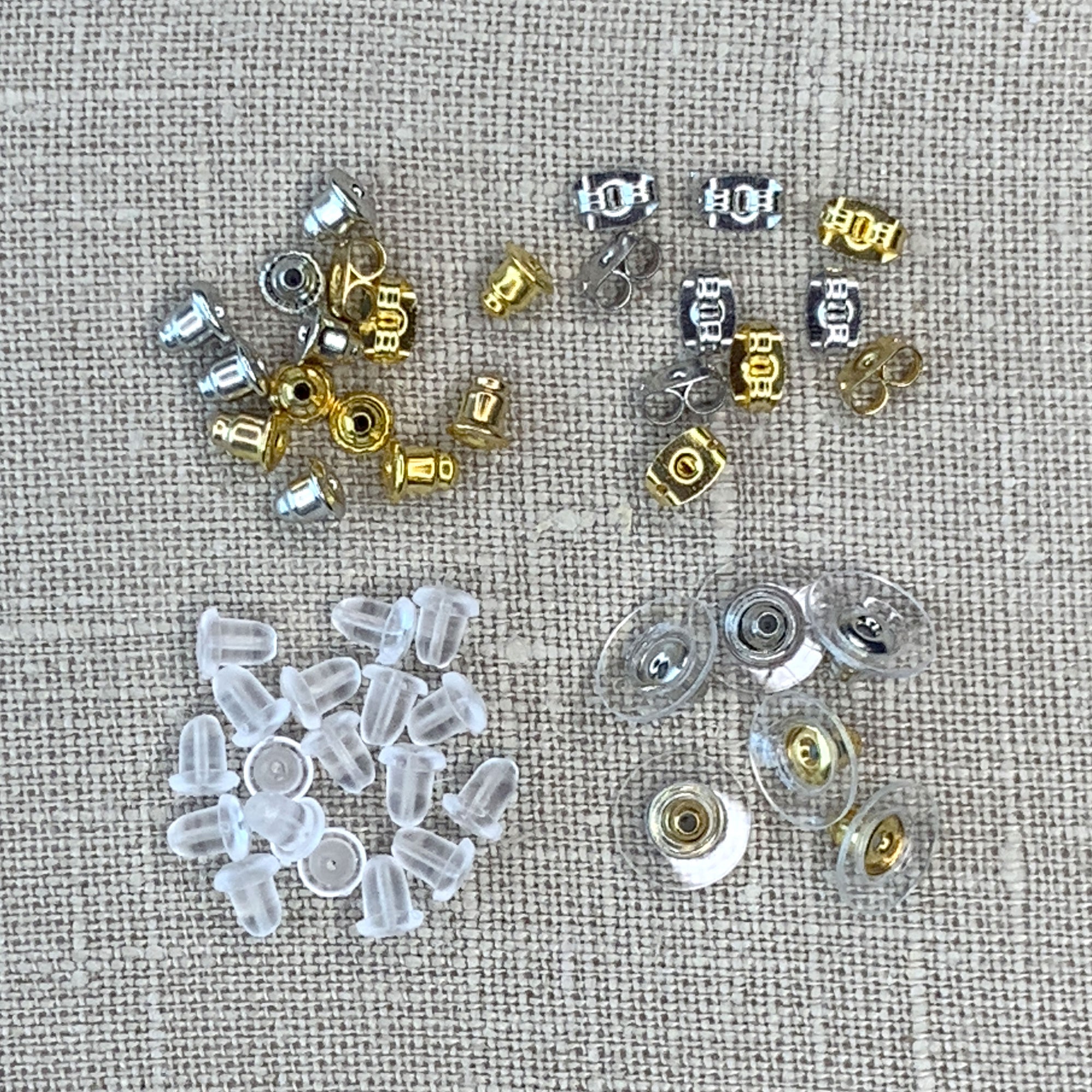 Assorted Earring Backs 48pc