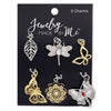 Classic Outdoor Charms in Gold and Silver 6pc