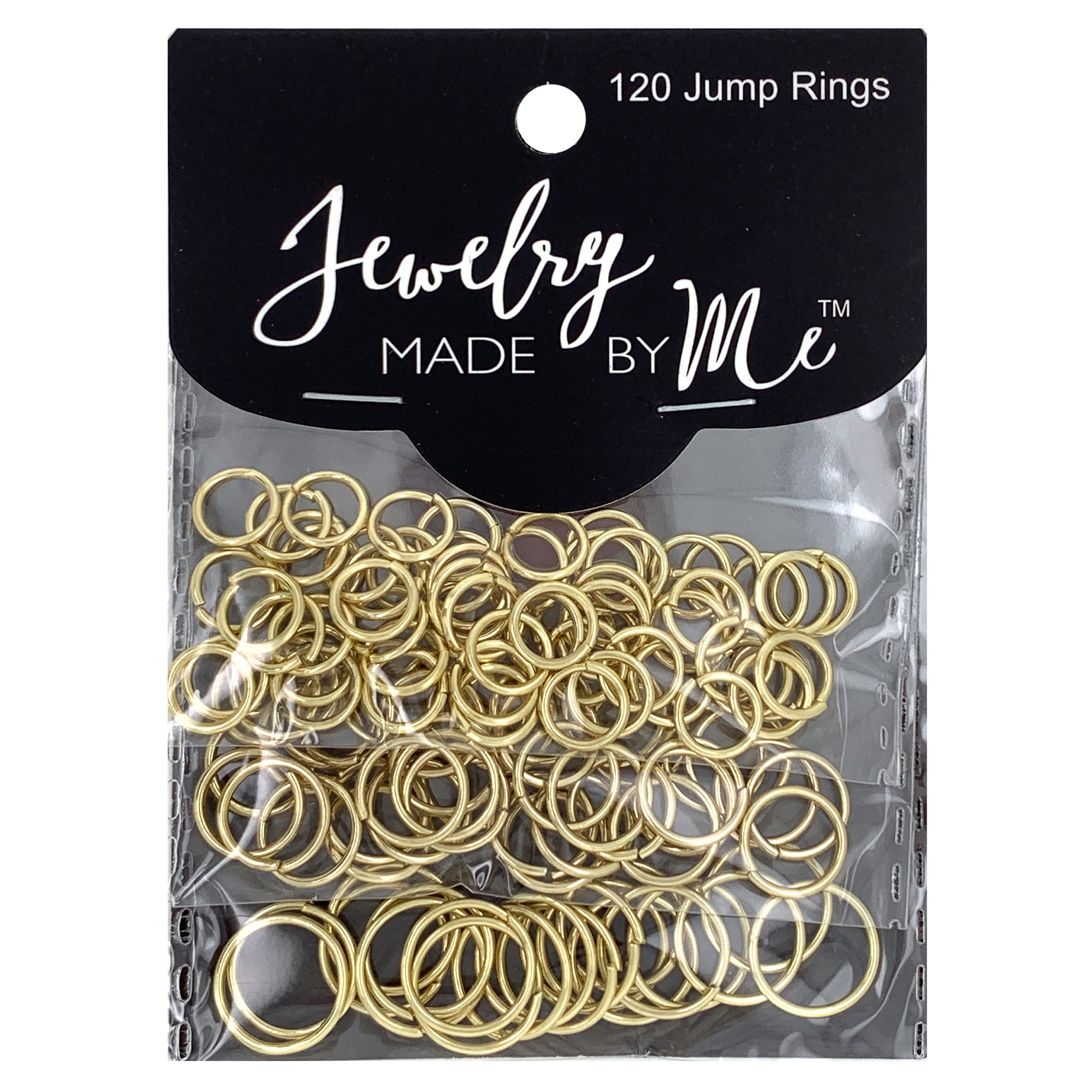 Assorted Gold Jump Rings 120pc