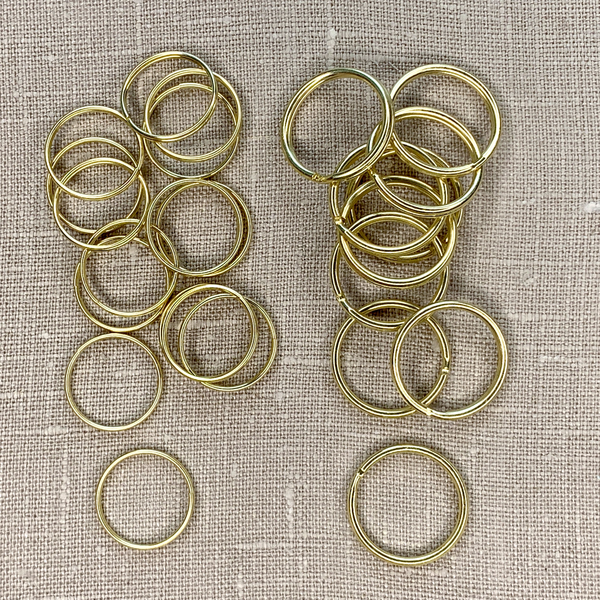 Gold Split Rings 25pc Assortment – Jewelry Made by Me