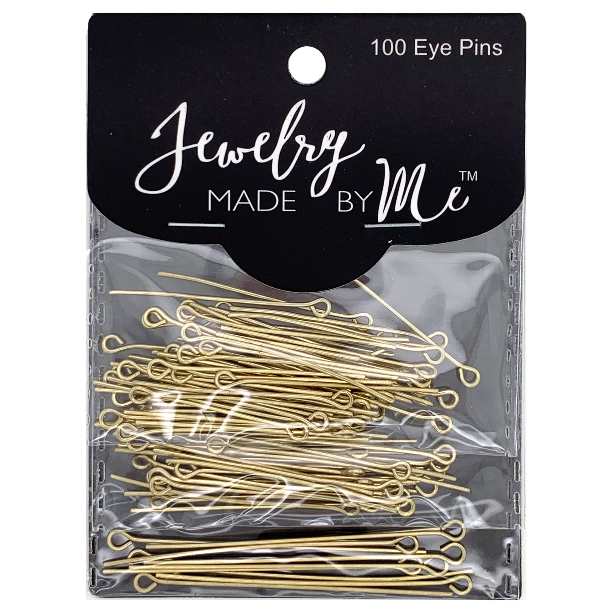 Assorted Gold Eye Pins 100pc