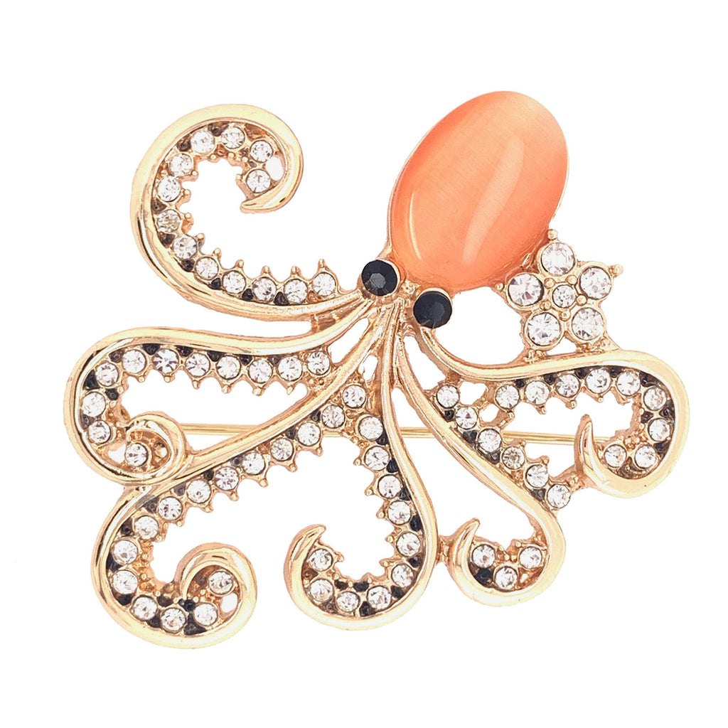 Octopus Brooch