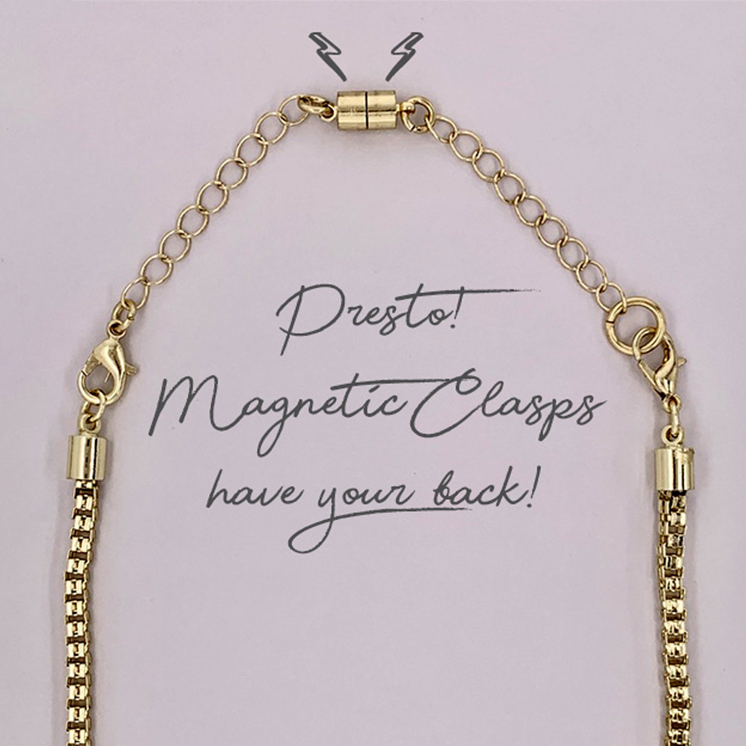 Magnetic clasps for jewelry making hot sale
