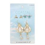 Sparkly Shell Earrings and Studs
