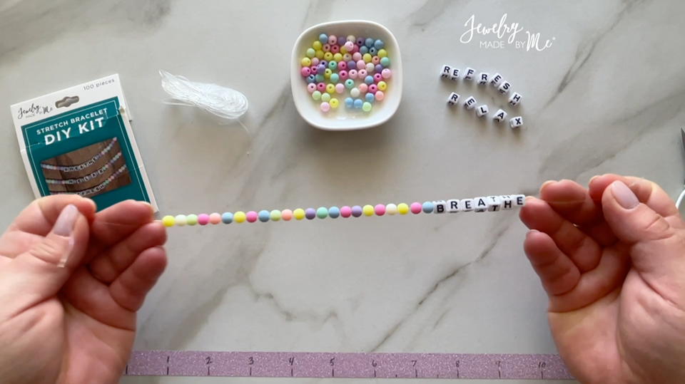 DIY Little Girl Bracelets Making Kit Stretchy Bracelet Craft 