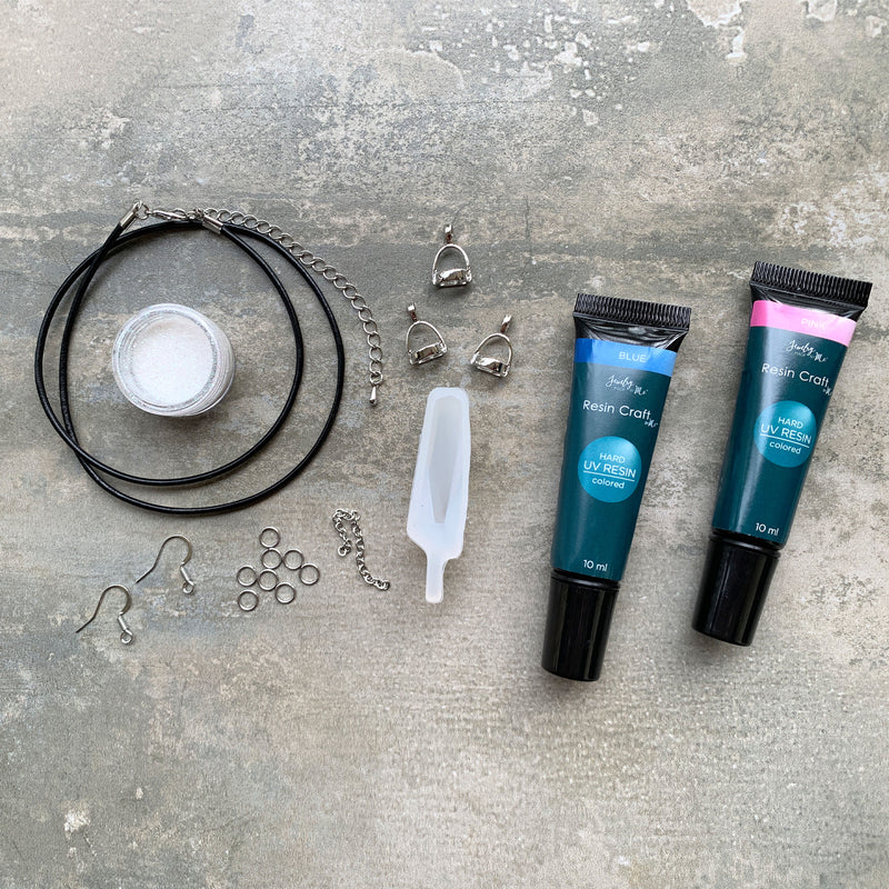 UV Resin Gemstone Jewelry Starter Kit