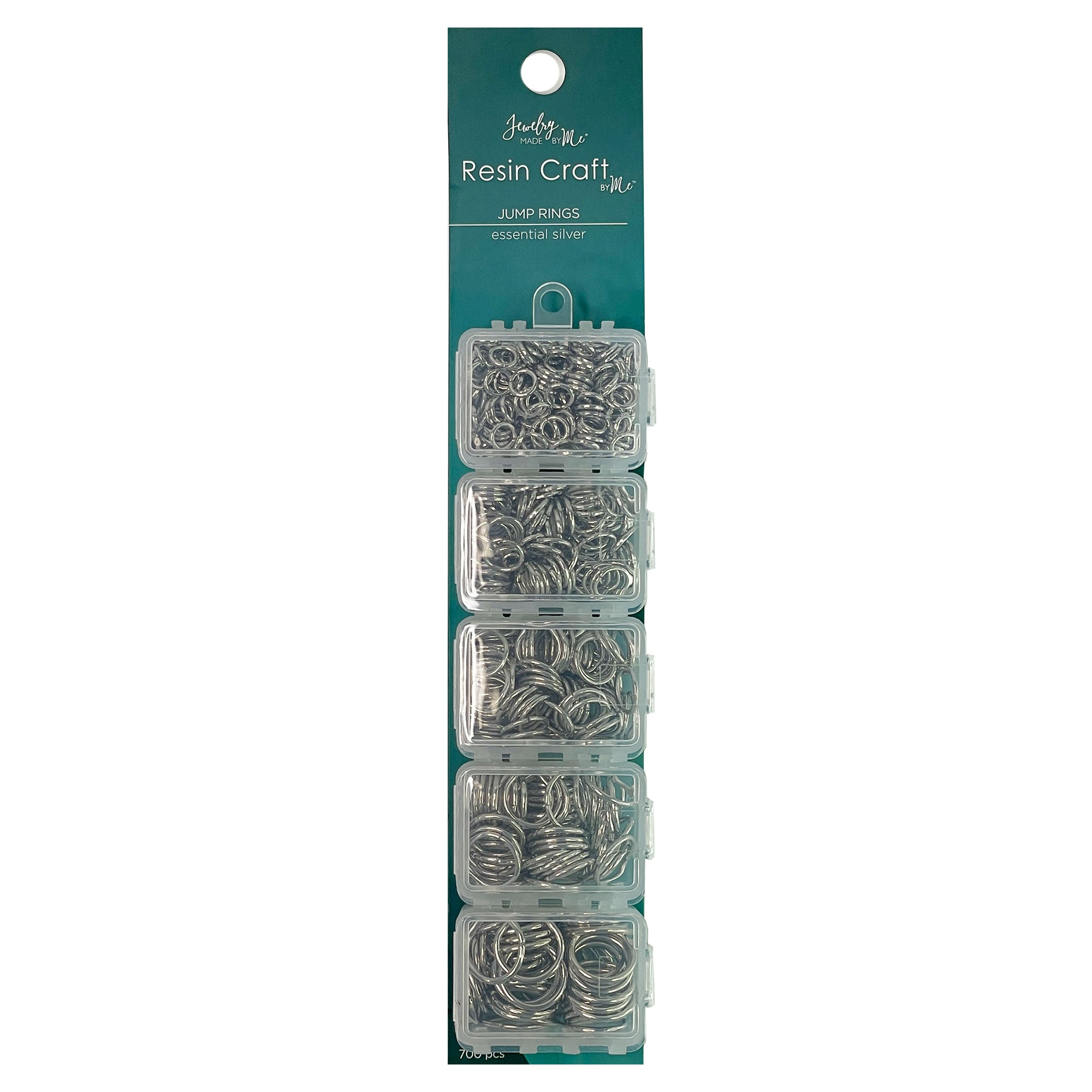 Silver Rings Kit Silver Jump Rings Kit 700pcs – 5 Sizes – Jewelry Made by Me