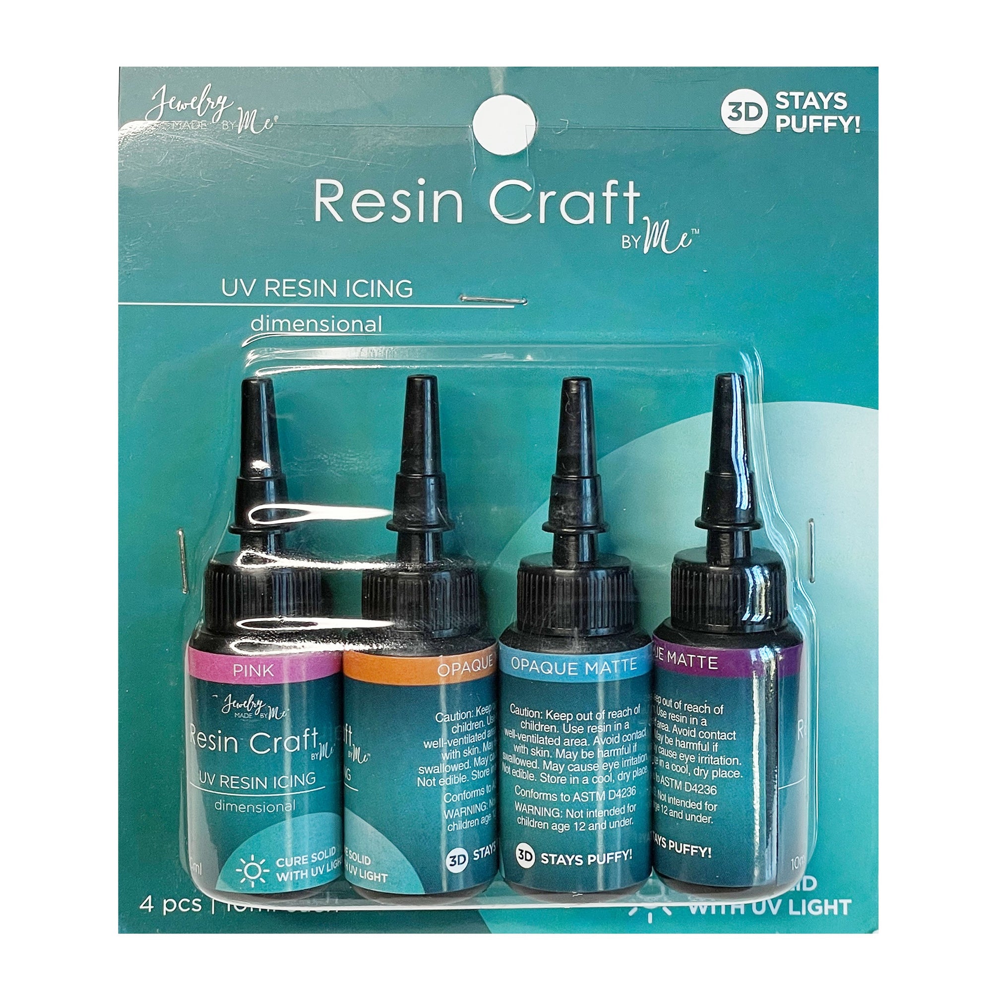 Bloom Collection UV Resin Icing 10ml 4pc