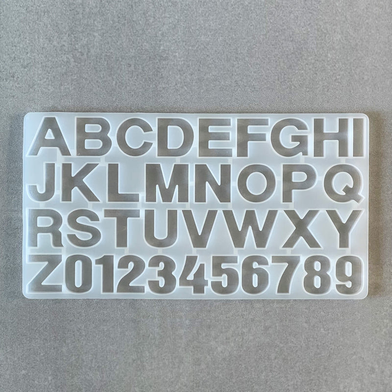Large Alphabet Silicone Mold